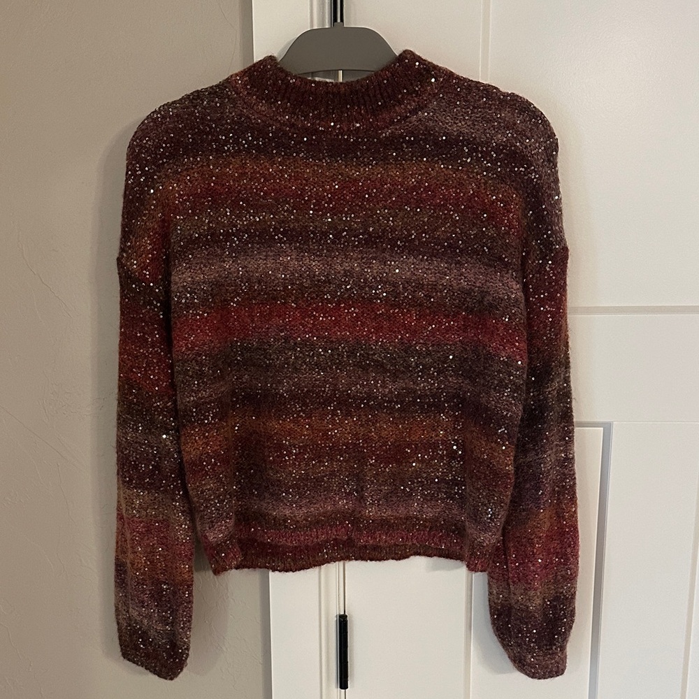 Banana republic sequin Women's Multicolor Knit Sweater